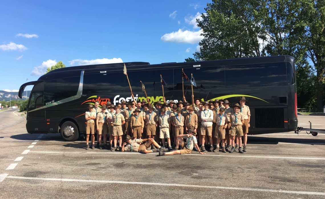 Le transport des scouts, on adore !