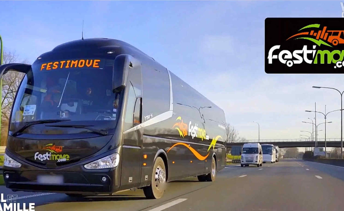 Passage TV des Autocars Festimove sur W9 dans l’émission Cyril et la famille